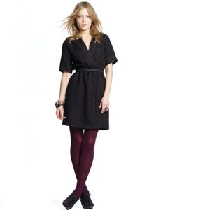 TUCKER FOR TARGET BLACK GLITTER BOUCLE DRESS